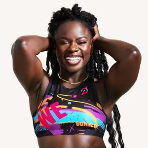 NWOT PELOTON X HUST WILSON HIGH NECK SPORTS BRA